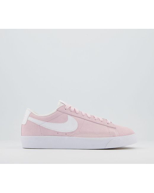 nike pink suede trainers