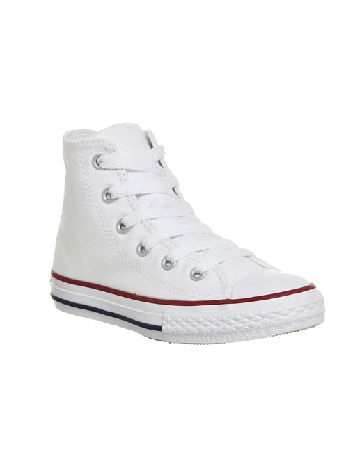 Lyst - Converse All Star Hi Mid Sizes in White for Men