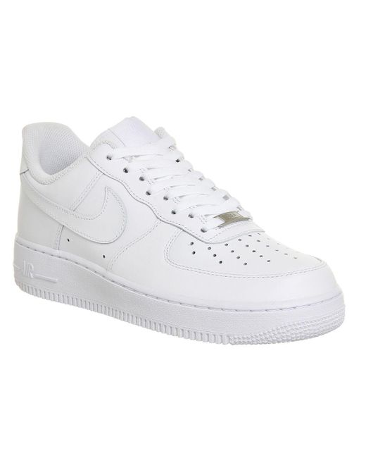 white air force 1 trainers