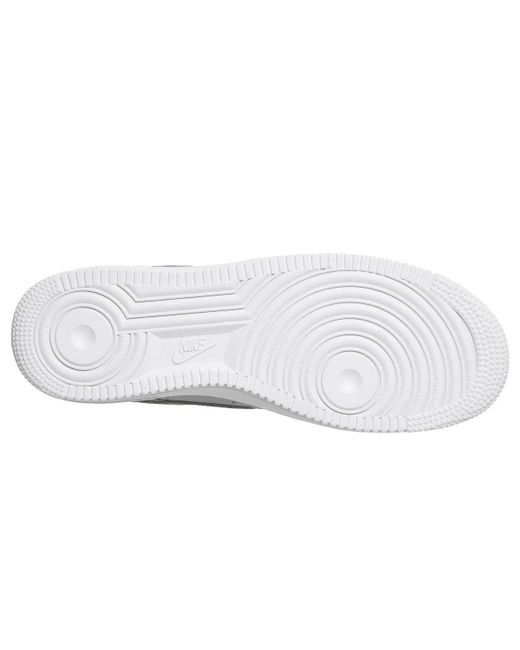 Nike Air Force 1 07 Trainers in Gray for Men Save 26% Lyst Nike Air Force 1 07 Trainers Wolf Grey White Grey Sneaker