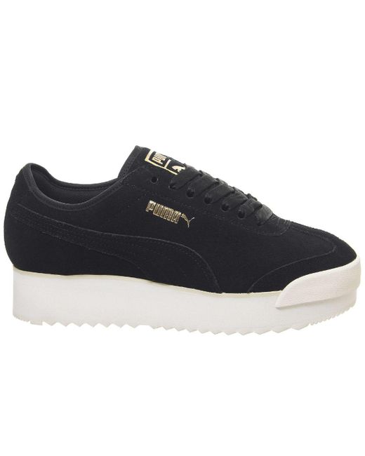 puma roma platform sneakers