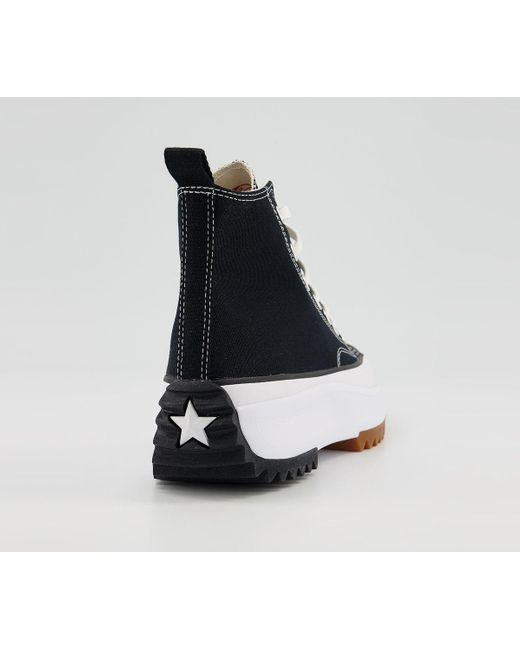 runstar hike trainers black white