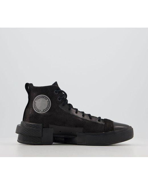 all black converse trainers