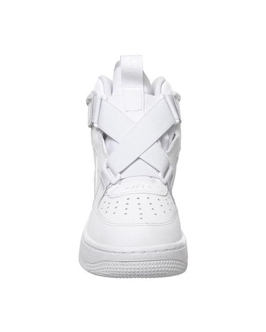 nike white air force trainers