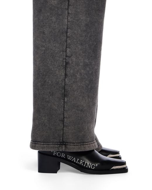 Off-White c/o Virgil Abloh Black For Walking Texan Ankle Boots