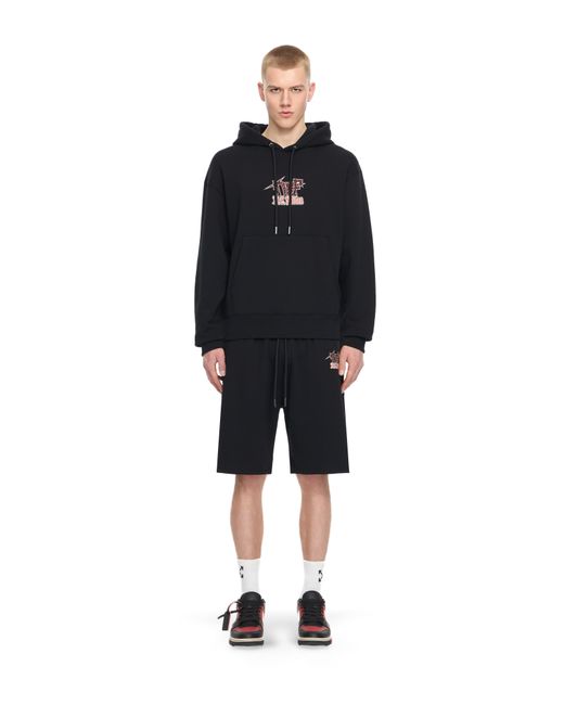 Off-White c/o Virgil Abloh Black Off- C/O Ac Milan Arrow Hoodie for men