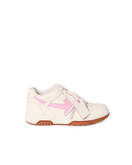 Out Of Office Calf Leather di Off-White c/o Virgil Abloh in Pink