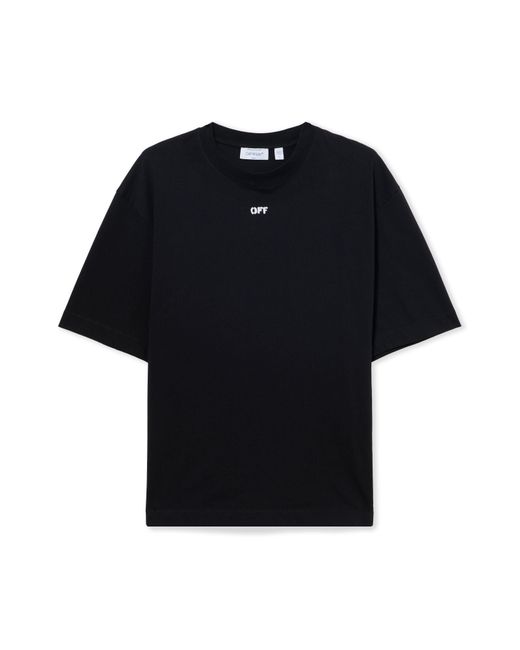 Off-White c/o Virgil Abloh Black Paint Arrow Skate T-Shirt for men