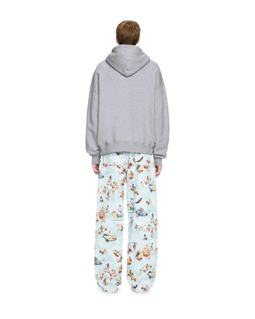 Off-White c/o Virgil Abloh Gray Fresco Hoodie for men