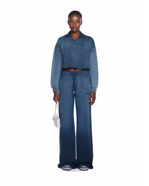 Off-White c/o Virgil Abloh Blue Laundry Regular Sweatpants