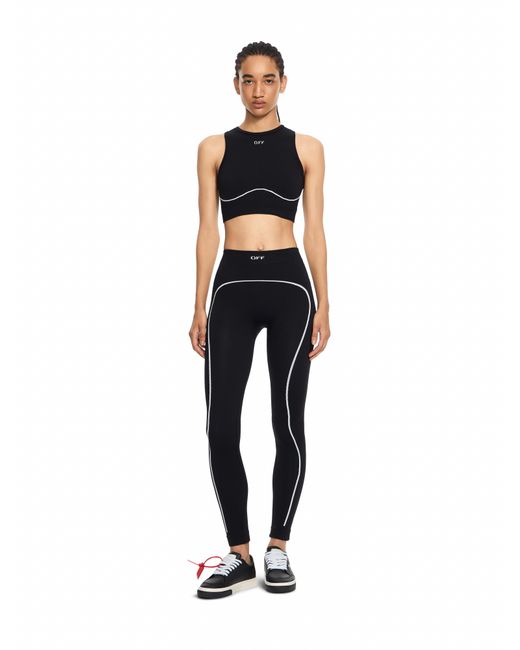 Off-White c/o Virgil Abloh Black Off Stamp Seamless Leggings