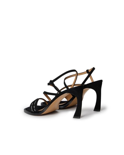 Off-White c/o Virgil Abloh Brown Zip Tie Loop Sandals
