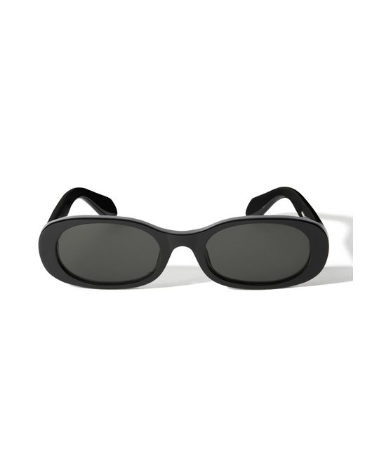 Off-White c/o Virgil Abloh Black Adams Smoke Lens Sunglasses