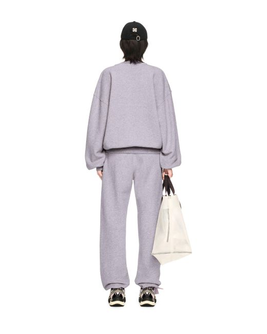 Off-White c/o Virgil Abloh Gray Embroidered Ow Sweatpants