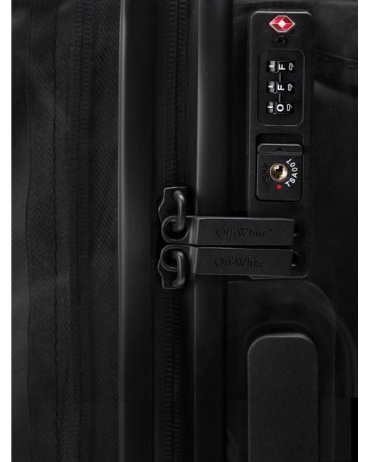 Off-White c/o Virgil Abloh Black "For Travel" Arrow Suitcase