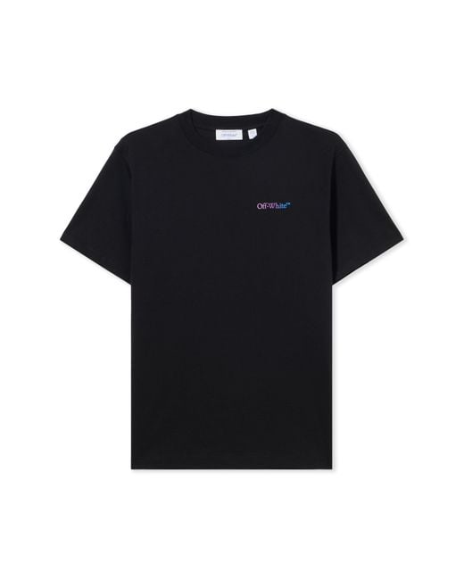 Off-White c/o Virgil Abloh Black Slim Fit Gradient/T-Shirt for men