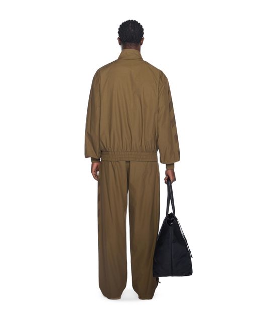 Off-White c/o Virgil Abloh Green Diagonal Cotton Trackpants for men