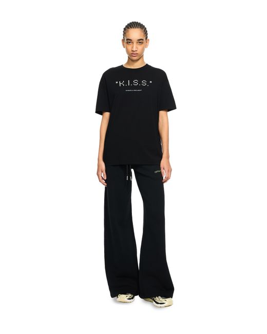 Off-White c/o Virgil Abloh Black Kiss Quote T-Shirt