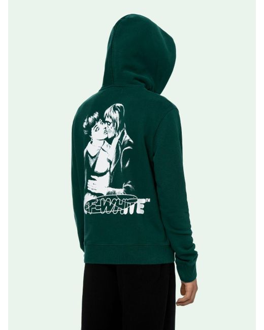 off white hoodie kiss