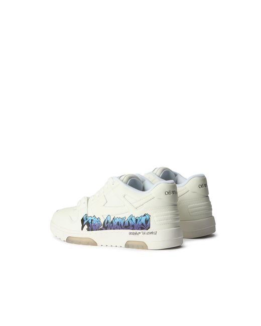 Off-White c/o Virgil Abloh White Out Of Office "For Walking" Artwork Sneakers