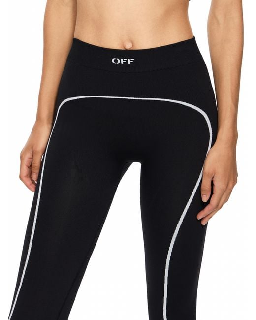 Off-White c/o Virgil Abloh Black Off Stamp Seamless Leggings