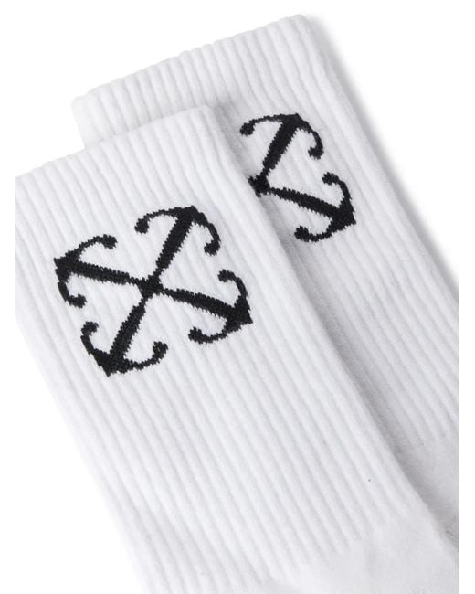 Off-White c/o Virgil Abloh White Arrow Mid Socks for men