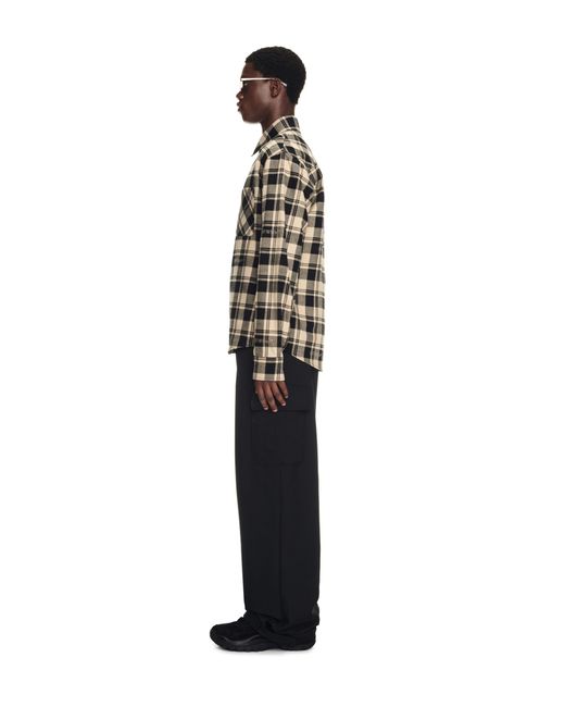 Off-White c/o Virgil Abloh Green Check Flann Shirt for men