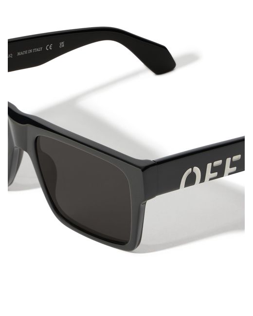 Off-White c/o Virgil Abloh Black Casper Dark Lens Sunglasses