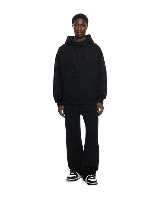 Off-White c/o Virgil Abloh Black Diagonal Skate Hoodie for men