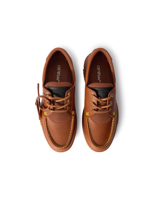 Off-White c/o Virgil Abloh Brown Snoooafer Sneakers for men
