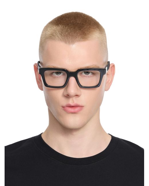 Off-White c/o Virgil Abloh Black Clip On Dark Lens Sunglasses