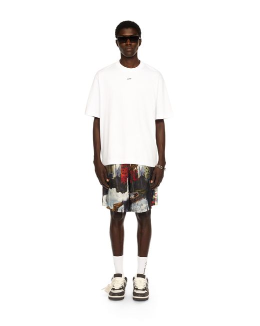 Off-White c/o Virgil Abloh White Thinkman Arrow Skate Logo Tee for men