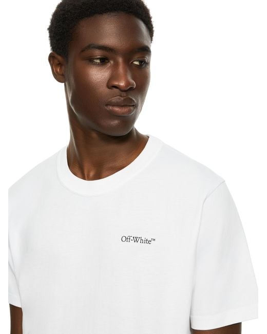 Off-White c/o Virgil Abloh White Logo Quote T-Shirt for men