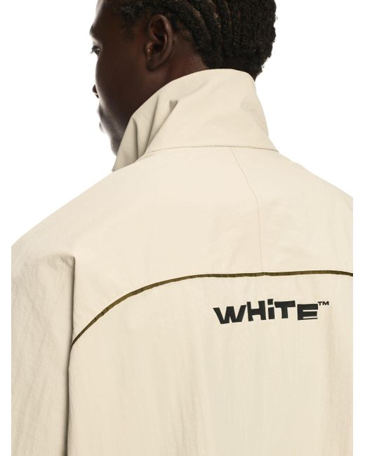 Off-White c/o Virgil Abloh Natural Off Split Track Jacket for men