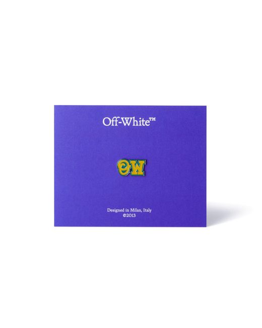 Off-White c/o Virgil Abloh Purple Initials Dubrae Charm for men