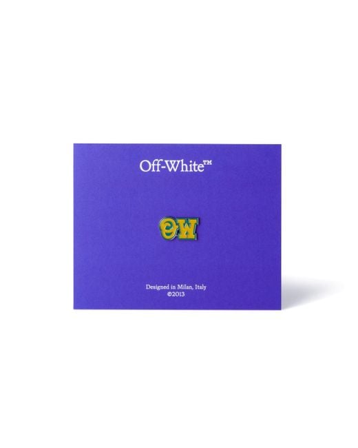 Off-White c/o Virgil Abloh Purple Initials Dubrae Charm for men