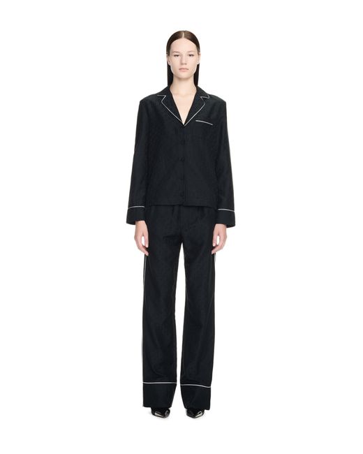 Off-White c/o Virgil Abloh Blue Off Jacq Pajama Ls Shirt