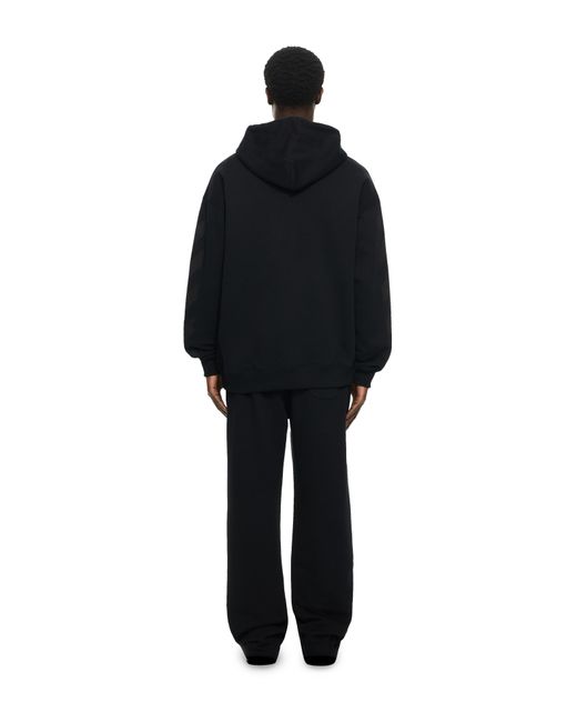 Off-White c/o Virgil Abloh Black Diagonal Skate Hoodie for men