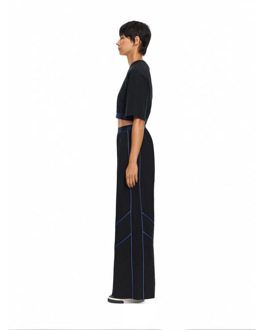 Off-White c/o Virgil Abloh Blue Logoband Nylon Pants