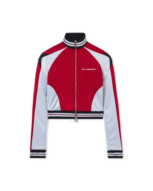 Off-White c/o Virgil Abloh Red Track Star Jacket