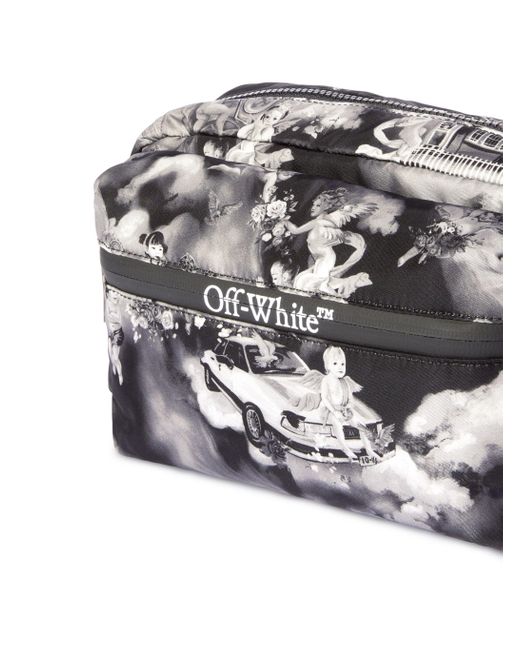 Off-White c/o Virgil Abloh Fresco Print Outdoor Camera Bag in Black für Herren