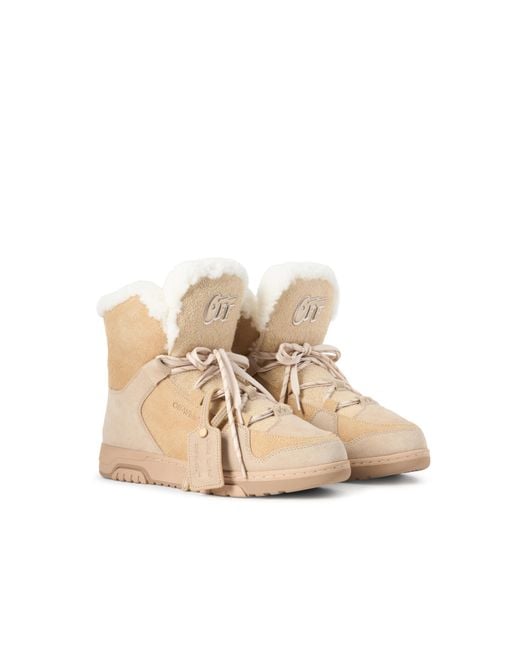 Off-White c/o Virgil Abloh Natural Winter Boots for men
