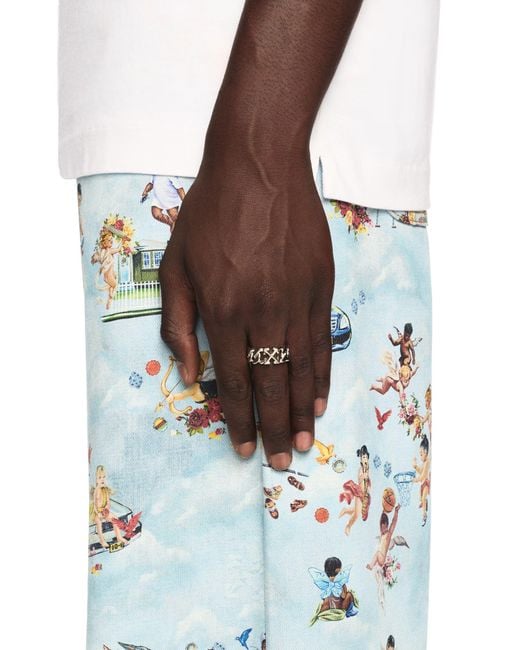 Off-White c/o Virgil Abloh White Arrow Chain Ring for men