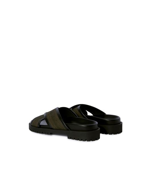 Off-White c/o Virgil Abloh Black Chicago Crisscross Sandals for men
