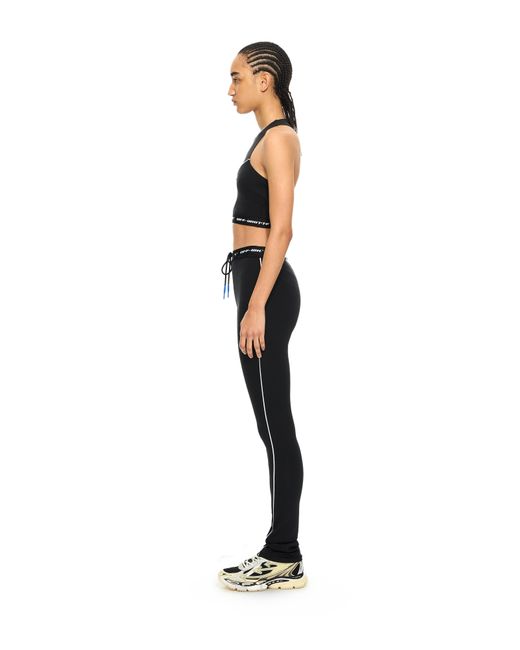 Off-White c/o Virgil Abloh Black Logoband Crop Top