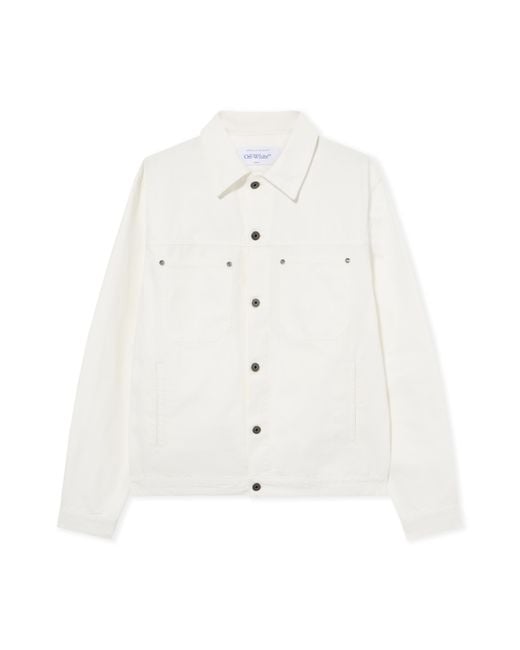 Off-White c/o Virgil Abloh White Half Arrow Skate Jacket for men