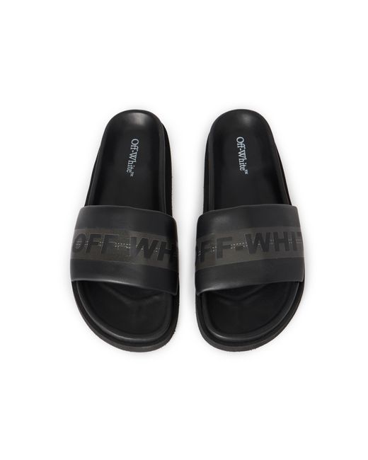 Off-White c/o Virgil Abloh White Industrial Belt Slider Sandals for men