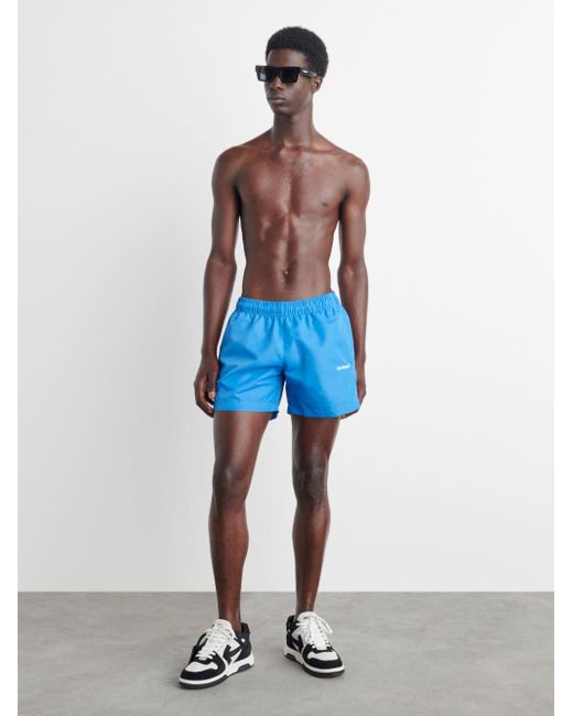 for Men Save 25% Mens Beachwear Off-White c/o Virgil Abloh Beachwear Off-White c/o Virgil Abloh Arrows-print Swim Shorts in Black Blue 