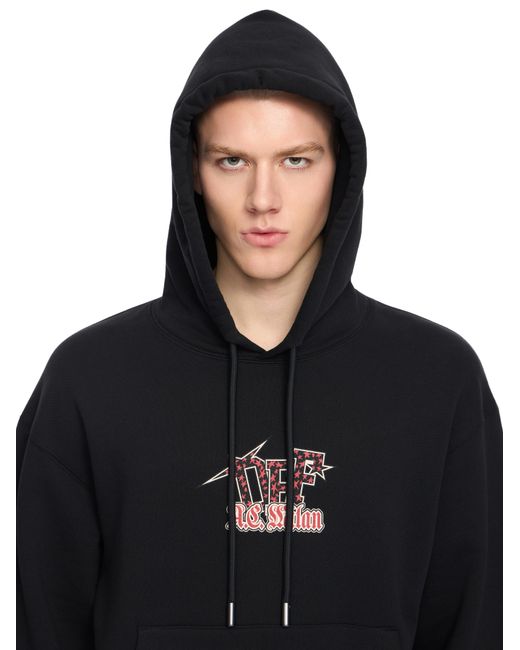 Off-White c/o Virgil Abloh Black Off- C/O Ac Milan Arrow Hoodie for men