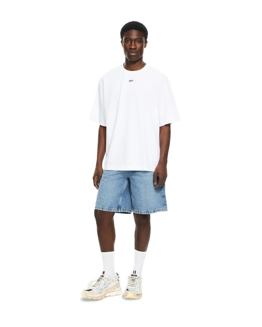 Off-White c/o Virgil Abloh White 3D Spray Arrow Skate T-Shirt for men